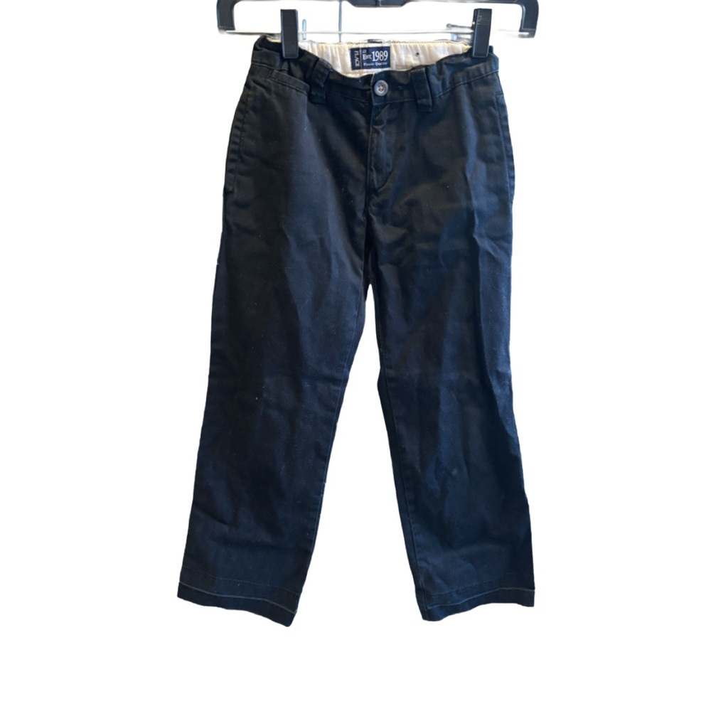 NWOT The Children’s Place Boys Black Chino Pants – Size 7, 100% Cotton